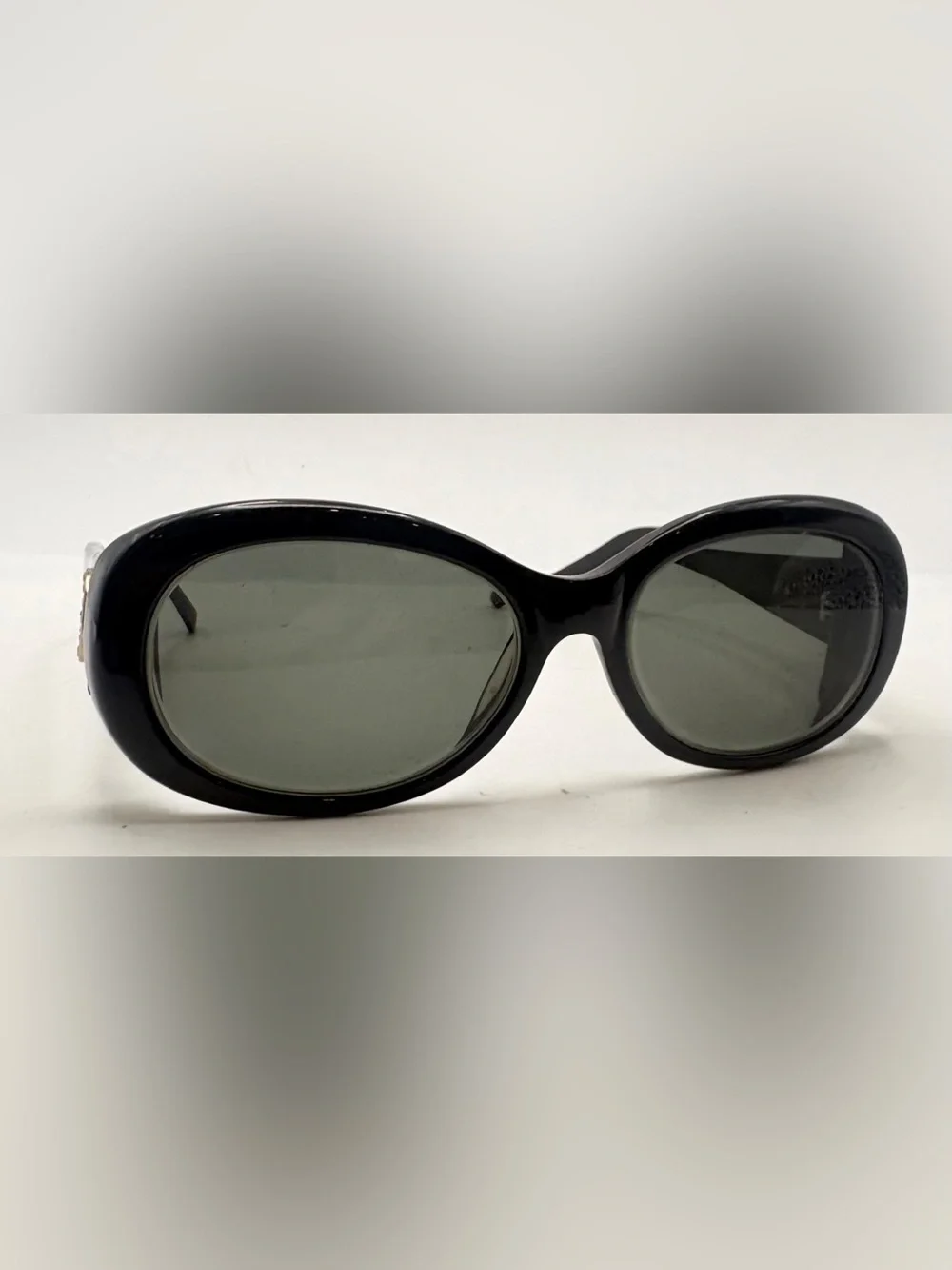 Black Oval Sunglasses Frames Only